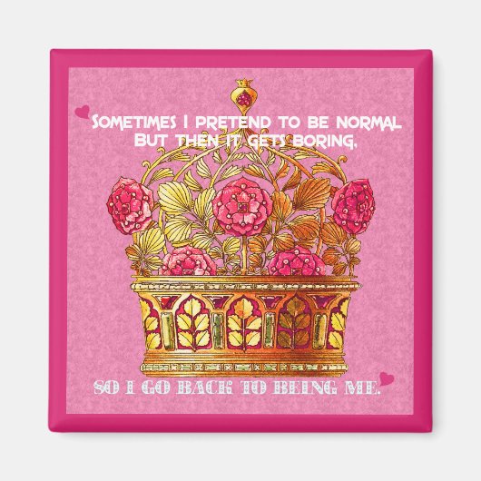 Mijn Floral Crown Magnet (Voorkant)