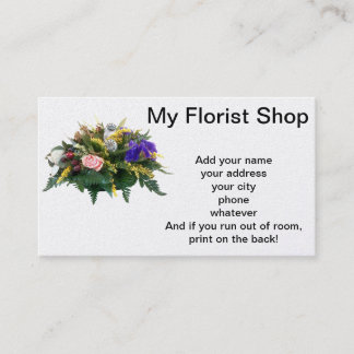 Mijn Florist-winkel Visitekaartje