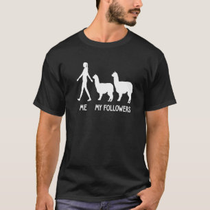 Mijn Follower Alpaca Llama Lama Cute Animal Soci T-shirt