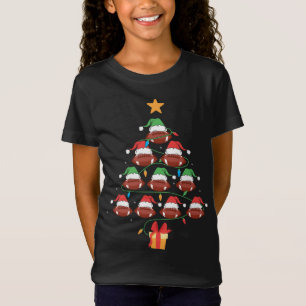 MIJN FOOTBALL CHRISTMAS TREE Pajama Xmas Funny T-shirt