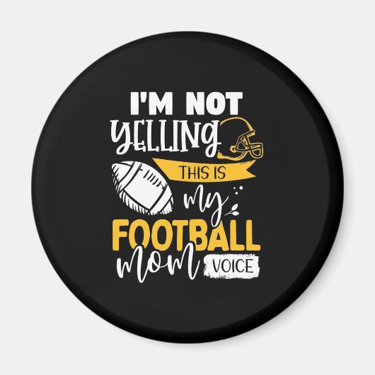 Mijn Football Mam Voice Magneet (Voorkant)
