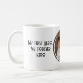 Mijn Forever Hero en aangepaste foto Koffiemok (Links)