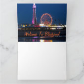 Mijn foto van het Black Pool Central Pier Lights-k Kaart (Binnen)