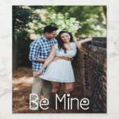 Mijn fotolabel wijn etiket (Enkel label)