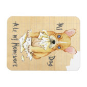 Mijn Franse Bulldog Ate My Homework Magneet (Horizontaal)