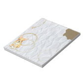 Mijn Franse Bulldog Ate My Lesson Plan Notitieblok (Linkerzijde)