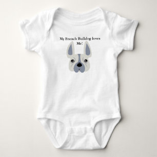 Mijn Franse Bulldog houdt van me! Romper