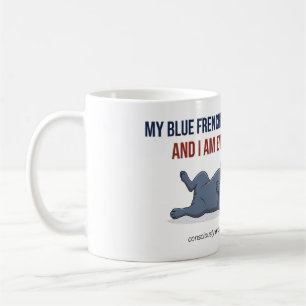 Mijn Franse Bulldog Is Dramatisch Grappige Franse  Koffiemok