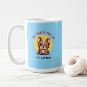 Mijn Franse Bulldog Is Mijn Redder cute Franse Bul Koffiemok