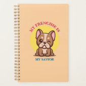 Mijn Franse Bulldog Is Mijn Redder cute Franse Bul Planner (Voorkant)