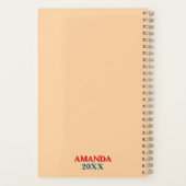 Mijn Franse Bulldog Is Mijn Redder cute Franse Bul Planner (Achterkant)