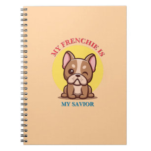 Mijn Franse Bulldog Is Mijn Redder leuk Franse Bul Notitieboek