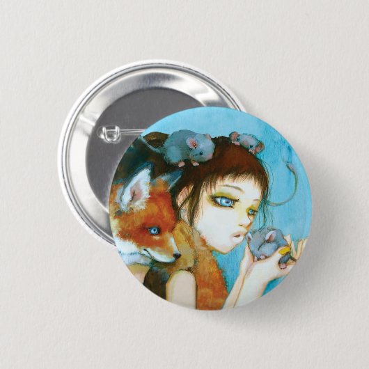 Mijn Franse Button (Voorkant /achterkant)