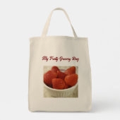 Mijn fruitige boodschappentas tote bag (Achterkant)