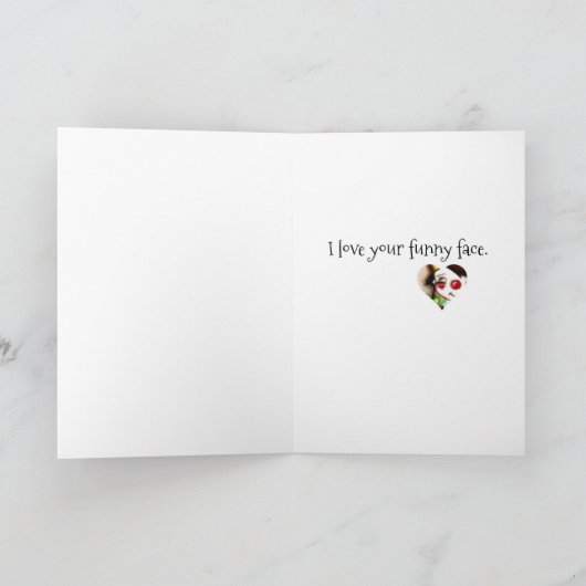 Mijn Funny Valentijn - Valentijn Kaart (Binnen)