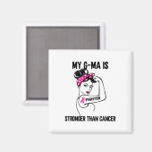 Mijn G-MA is sterker dan borstkanker Magneet (Voorkant / Achterkant)