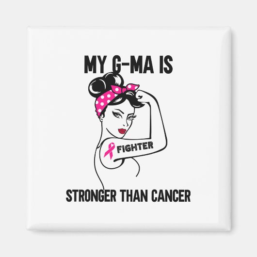 Mijn G-MA is sterker dan borstkanker Magneet (Voorkant)