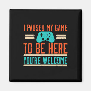 Mijn game werd tijdelijk stopgezet zodat ik hier n magneet