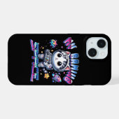 MIJN GAMER RUIMTE - KAWAII RUIMTE KAT iPhone 15 CASE (Achterkant horizontaal)