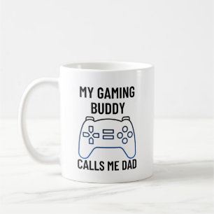 Mijn gamingvriend noemt me vader koffiemok