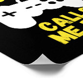 Mijn gamingvriend noemt me vader poster (Hoek)