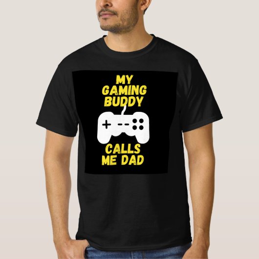 Mijn gamingvriend noemt me vader t-shirt (Voorkant)