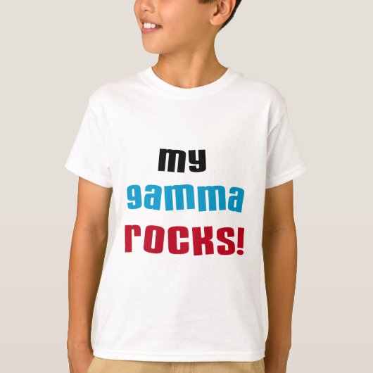 Mijn Gamma Rocks T-shirts en geschenken (Voorkant)