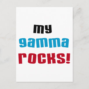 Mijn Gamma Rocks T-shirts en geschenken Briefkaart