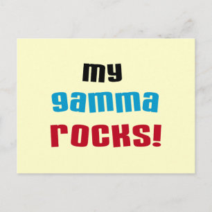Mijn Gamma Rocks T-shirts en geschenken Briefkaart