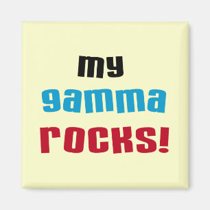 Mijn Gamma Rocks T-shirts en geschenken Magneet