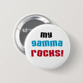 Mijn Gamma Rocks T-shirts en geschenken Ronde Button 5,7 Cm (Voorkant /achterkant)