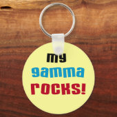 Mijn Gamma Rocks T-shirts en geschenken Sleutelhanger (Voorkant)