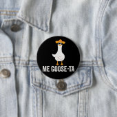 Mijn Gans Ta Grappige Mexicaanse Spaanse Gans Puns Ronde Button 7,6 Cm (In situ)