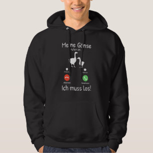 Mijn ganzen Rufen An Goose Breeder Farmer Goose Ho Hoodie