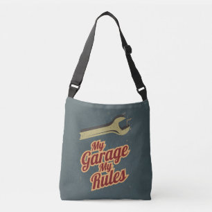 Mijn Garage Mijn Regels Crossbody Tas