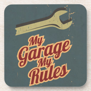 Mijn Garage Mijn Regels Drankjes Onderzetter
