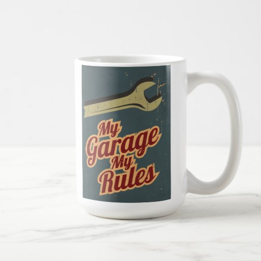 Mijn Garage Mijn Regels Koffiemok (Rechts)