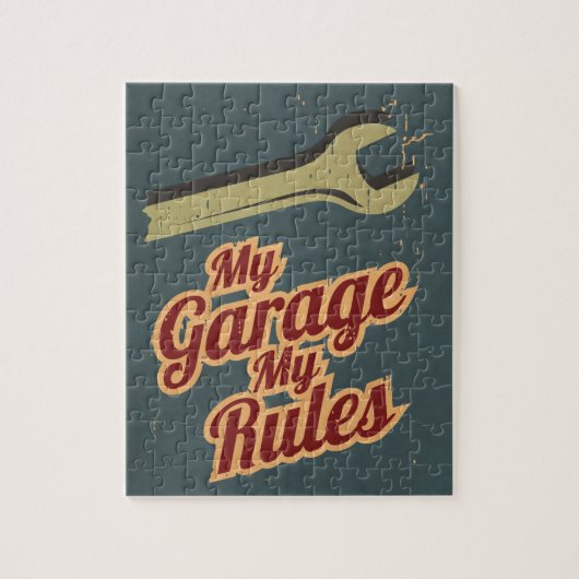 Mijn Garage Mijn Regels Legpuzzel (Verticaal)