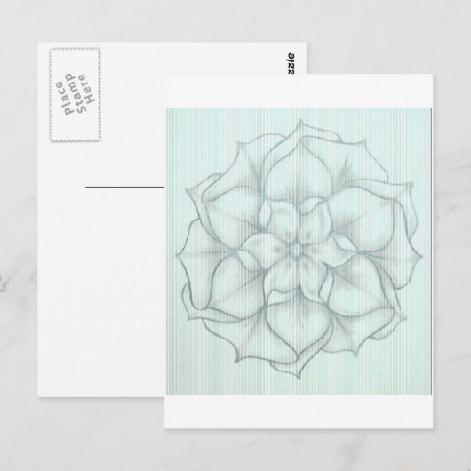 Mijn Gardenia Briefkaart (Voorkant / Achterkant)