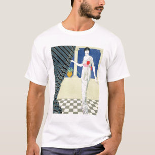 Mijn gasten zijn niet aangekomen, illustratie van t-shirt
