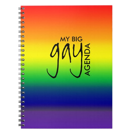 Mijn Gay Agenda-notebook Notitieboek (Voorkant)