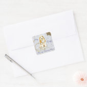 Mijn GBGV Ate Mijn Lesson Plan Vierkante Sticker (Envelop)