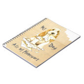 Mijn GBGV Ate mijn thuiswerk Notitieboek (Linkerzijde)