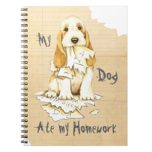 Mijn GBGV Ate mijn thuiswerk Notitieboek (Voorkant)