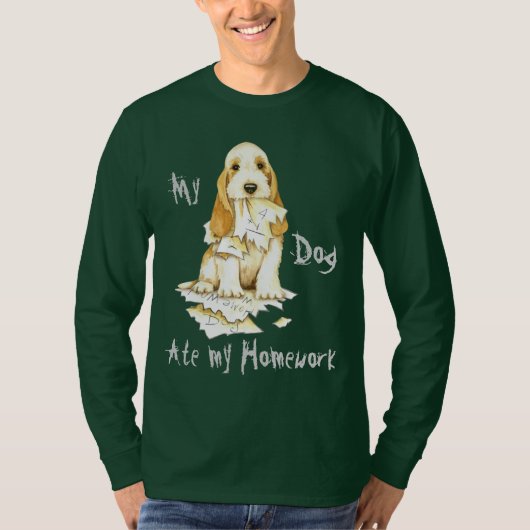 Mijn GBGV Ate mijn thuiswerk T-shirt (Voorkant)