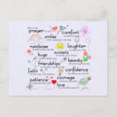 Mijn gebed voor jou briefkaart (Voorkant)