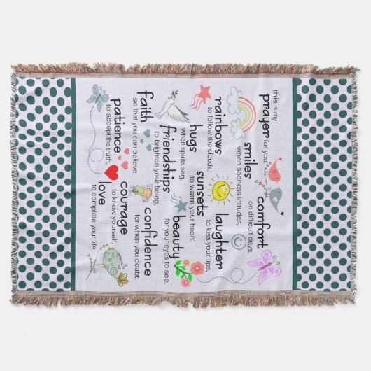 Mijn gebed voor jou deken (Voorkant)