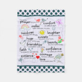 Mijn gebed voor jou fleece deken (Voorkant)