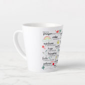 Mijn gebed voor jou is klein latte mok (Linkerhoek)