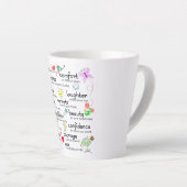 Mijn gebed voor jou is klein latte mok (Rechterhoek)